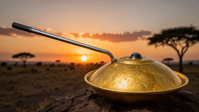 Atardecer africano: oro, contraste y dramatismo