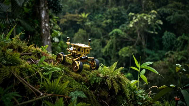 Rover explora la selva amazónica con dramatismo
