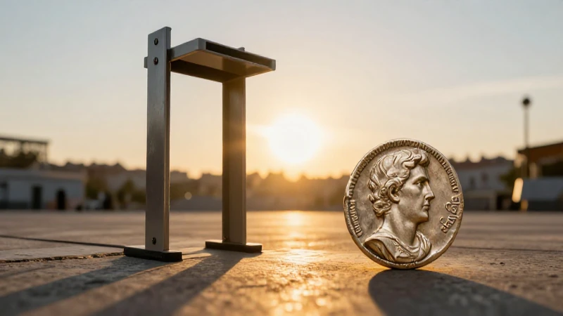 Moneda romana hallada en luz cinematográfica vibrante