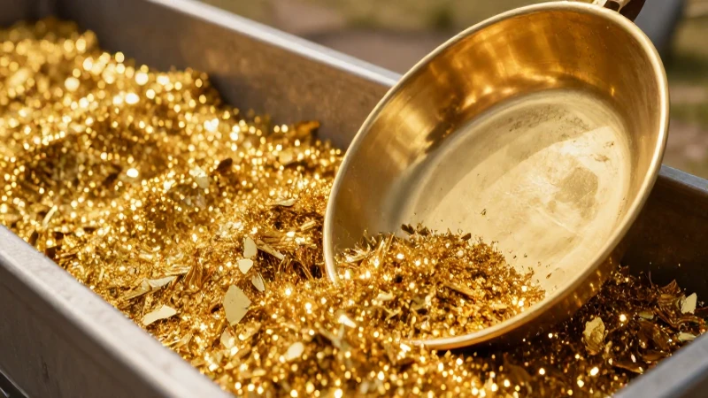 Oro brillante capturado con fotografía cinematográfica