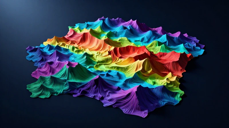 Visualización tridimensional vibrante del subsuelo