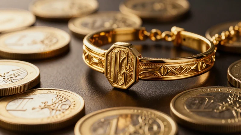 Joyas de oro: venta rentable en euros