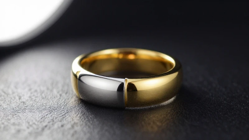Joyería dorada y elegante sobre fondo blanco