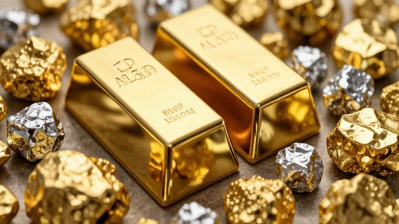 Oro brillante en fotografía realista y llamativa