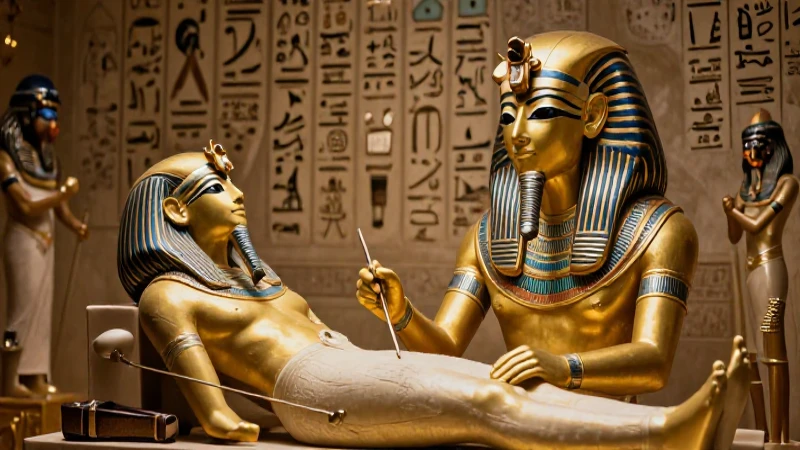 Hesy-Ra atiende al faraón en Egipto