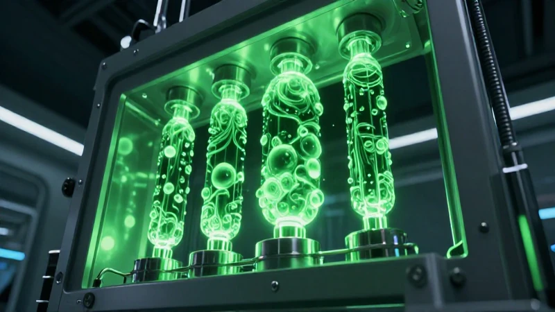 Laboratorio futurista, hidrógeno verde e impresionante iluminación
