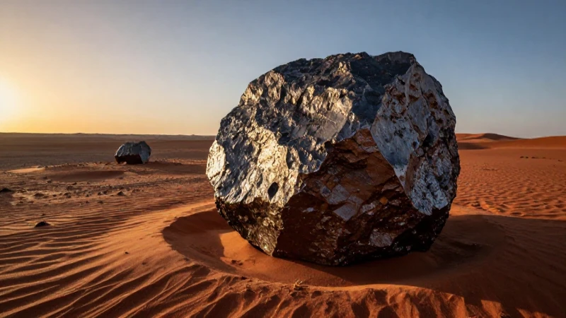 Meteoro Hoba: imponente y magnífico en el desierto