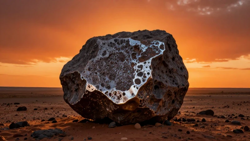 El Hoba es un meteorito único y grande