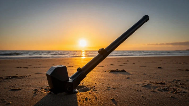 Atardecer dorado en la playa, fotografía impactante