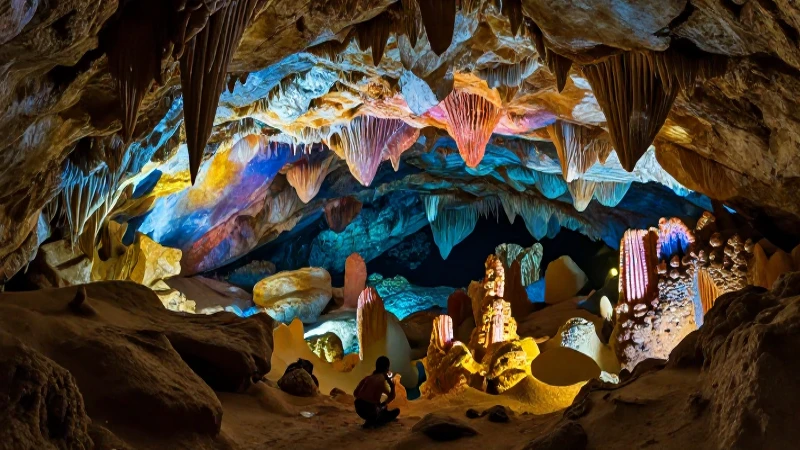 Qué son las fascinantes Höhlen und Hohlräume bajo tierra 5 Cueva imponente, detallada y fotográfica