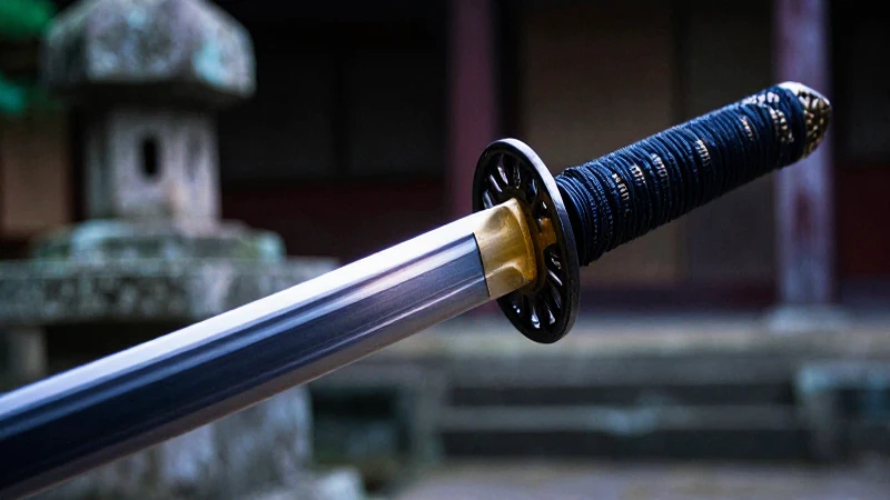 Honjo Masamune Sword Found: Top 11 Hidden Treasures Await 3 Katana Masamune con iluminación cinematográfica intensa