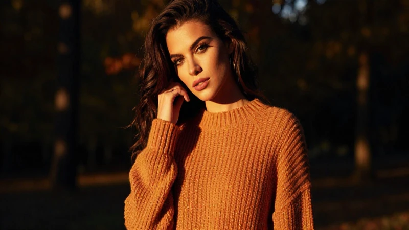 Cuáles son las 10 tendencias de moda para esta temporada 8 Mujer elegante en otoño, luz dorada impactante