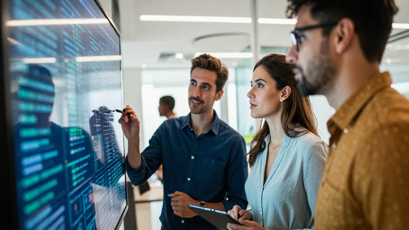 Entrenamiento corporativo moderno con ambiente dinámico
