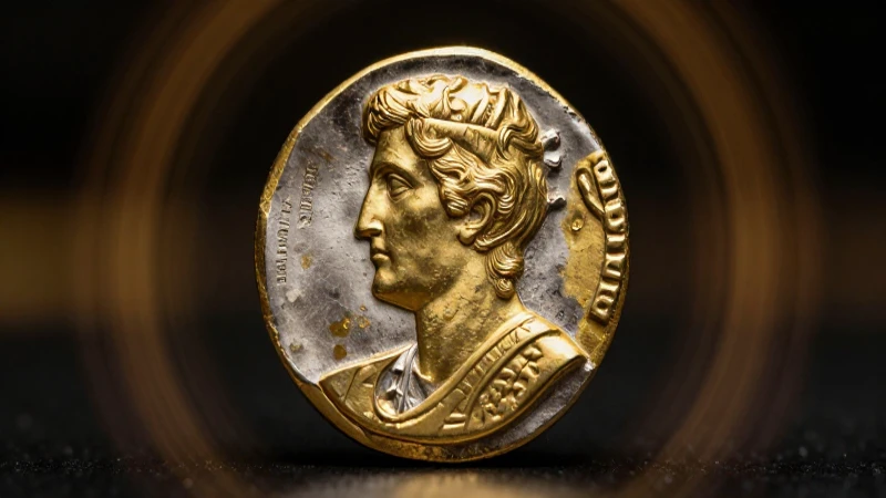 Moneda seléucida antigua iluminada dramáticamente