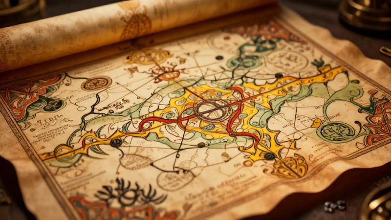Antiguo mapa revela tesoro con arte nuevo
