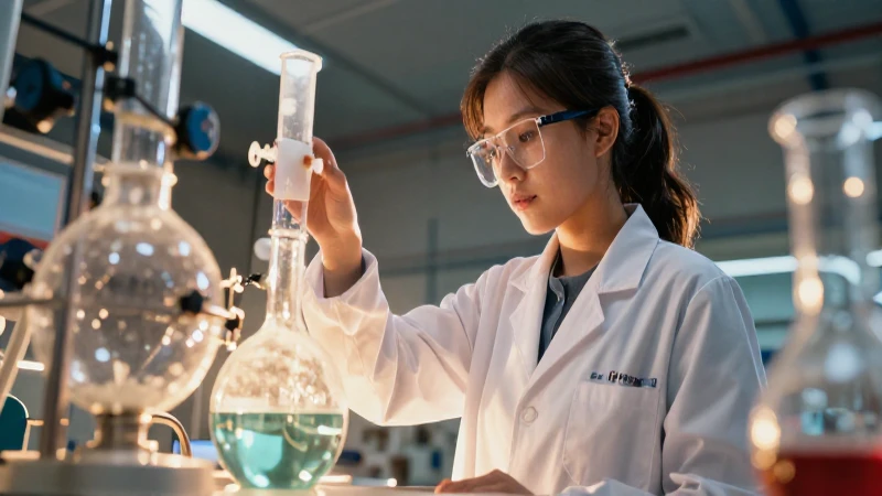Cuál ha sido el aumento de matrícula femenina en Ingeniería Química 6 Joven ingeniera en reactor químico con luz dramática