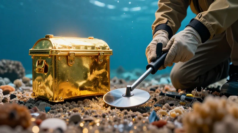 DCG Detector Center Germany: tu centro internacional de detectores 6 Hallazgo del tesoro dorado bajo luz cinematográfica