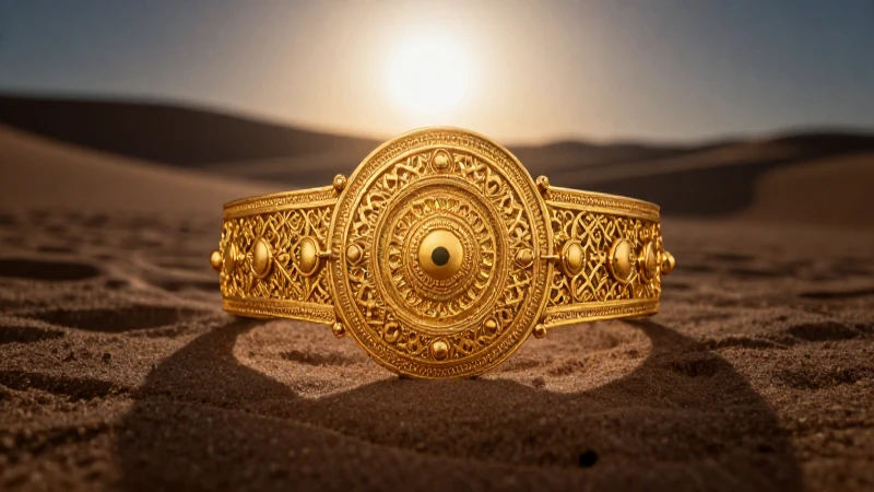 Descubrimientos de joyería de oro en Irán con OKM Evolution 7 Joyería persa antigua resalta en oro vibrante
