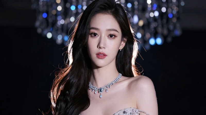 Jewelry for Prom: Trendy Styles to Shine on Your Big Night 7 Joven elegante resalta en luces brillantes