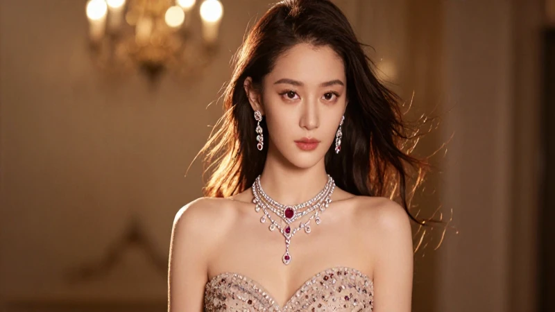 Jewelry for Prom: Trendy Styles to Shine on Your Big Night 2 Vestido elegante, joyería brillante y luz dorada