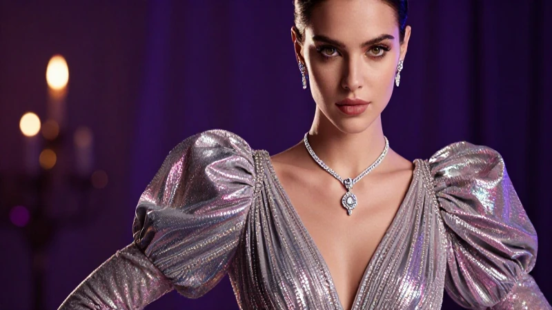 Jewelry for Prom: Trendy Styles to Shine on Your Big Night 6 Joven elegante resalta en lujosa fotografía cinematográfica