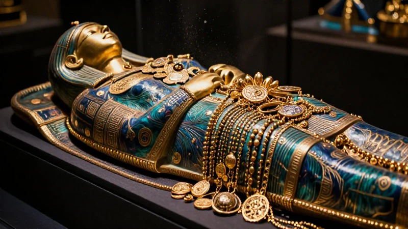 Joyas de oro: Hallazgos con OKM Evolution en Oriente Medio 5 Tapa funeraria dorada, mística y dramática