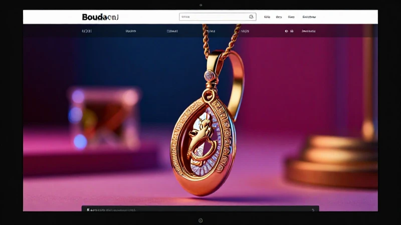 Joyería elegante destacada en primer plano