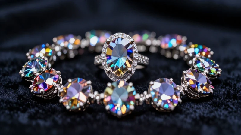Joyería deslumbrante con luz dramática y lujo