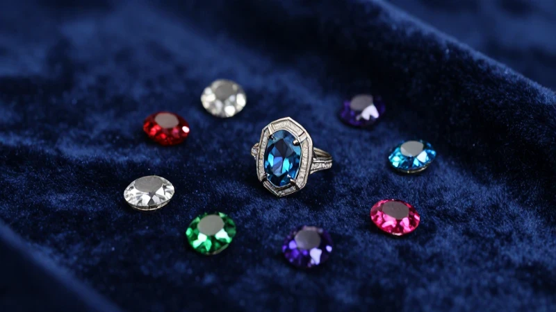 Joyería elegante destacada con luz dramática