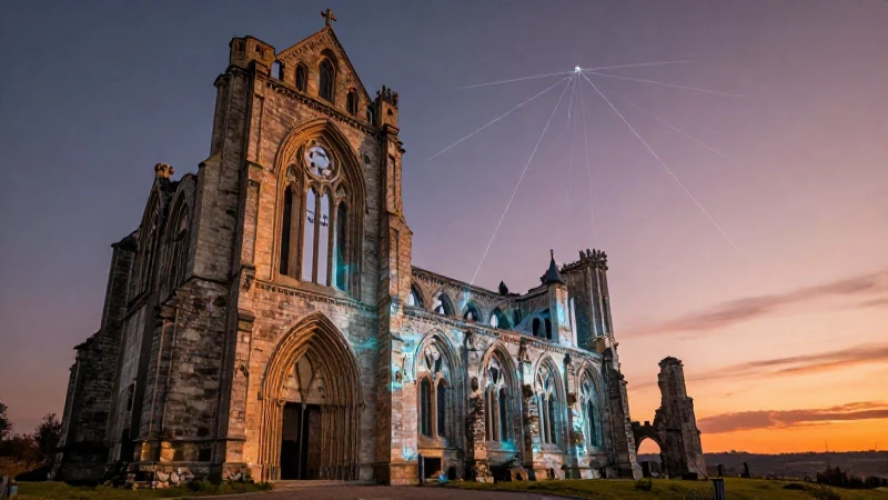 Kirche Polen: Erforschungen zur Templer-Kirche und Burgen 4 Ruinas templarias iluminadas con dramatismo cinematográfico