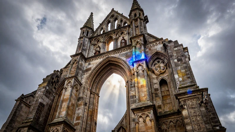 Kirche Polen: Erforschungen zur Templer-Kirche und Burgen 2 Ruinas polacas medievales con luz dramática