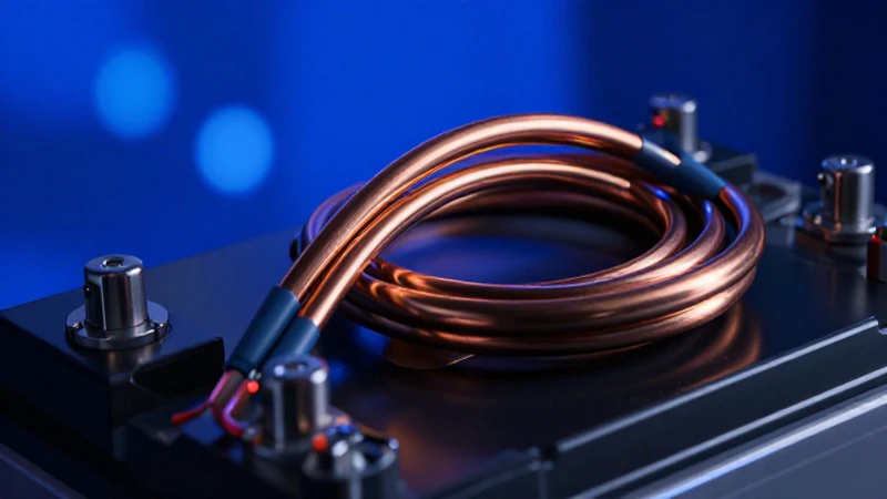la cantidad de cobre que contiene un automóvil 2 Batería en detalle, cobre brillante y sombras intensas