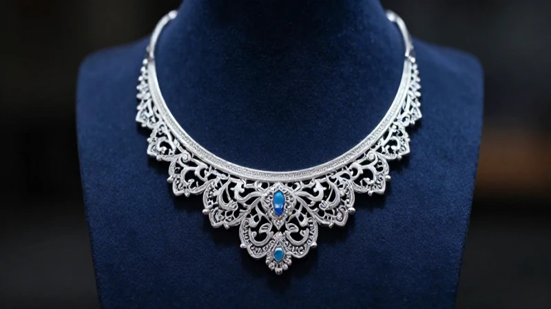 Joyería plateada elegante con iluminación cinematográfica
