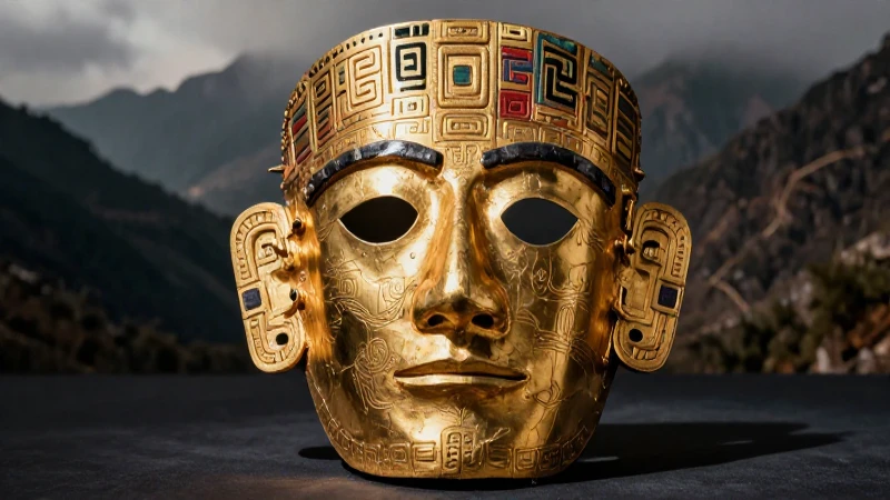 Máscara Sipán, textiles Sicán en arte dramático