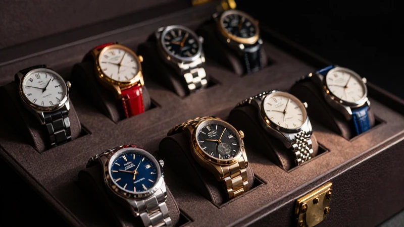 Relojes de lujo masculinos, fotografía impactante