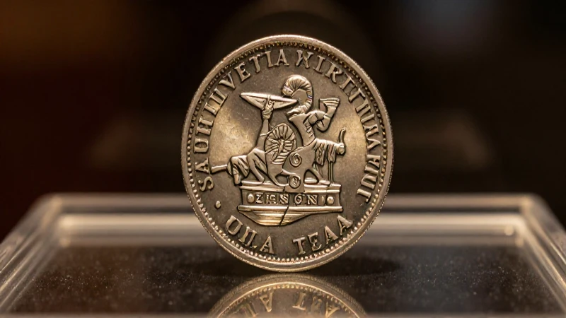 Moneda mexicana antigua destacada en detalle