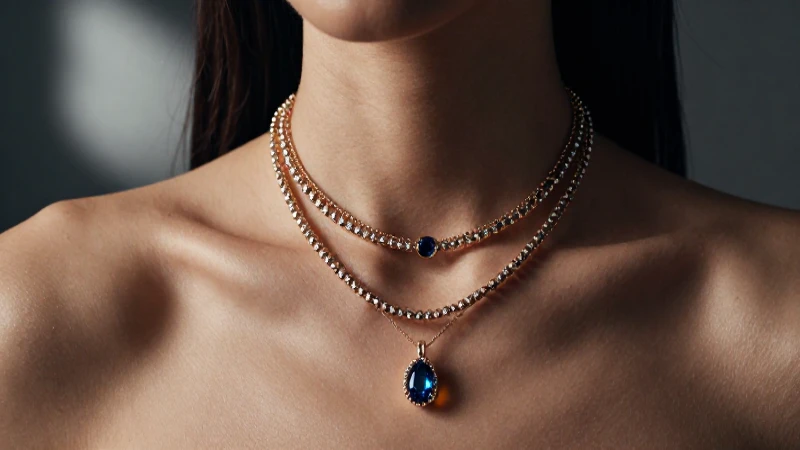Joyas elegantes destacan en primer plano