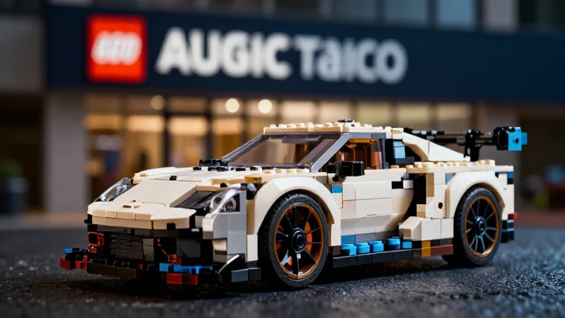 Lego valioso destaca con luz dramática