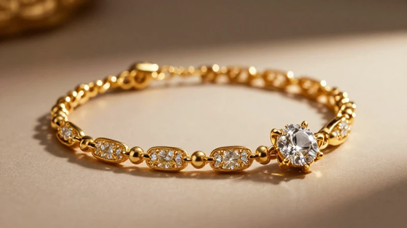 Joyería dorada brillante evoca lujo elegante
