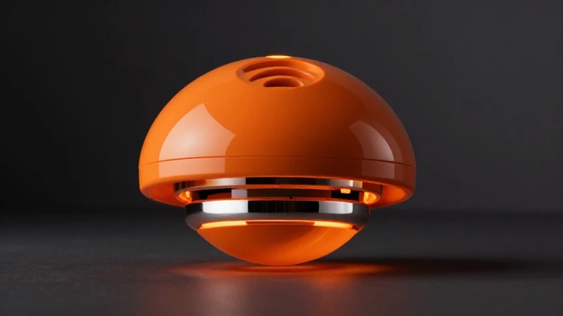Detector escénico y moderno destaca naranja