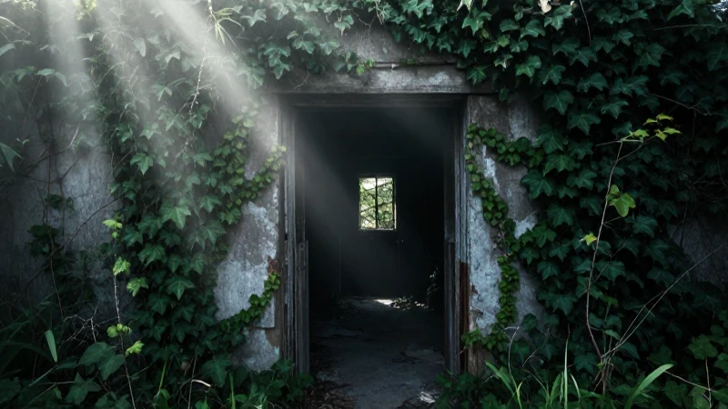 Búnker abandonado, evocador y cinematográfico