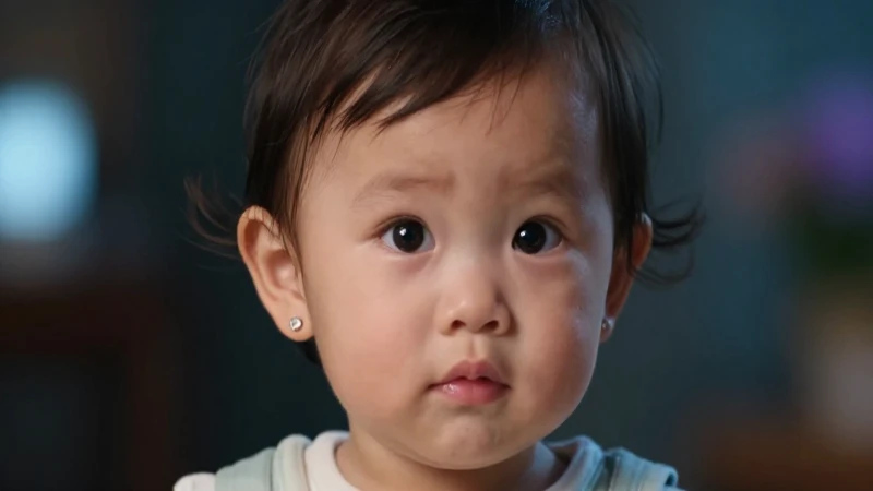 Niña adorable, joyería brillante en primer plano