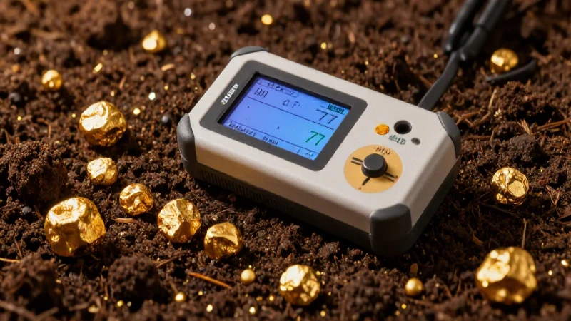Detecta oro en suelo rico, espectacularmente filmado