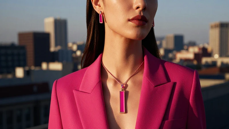 Mujer elegante con joyas en hora dorada