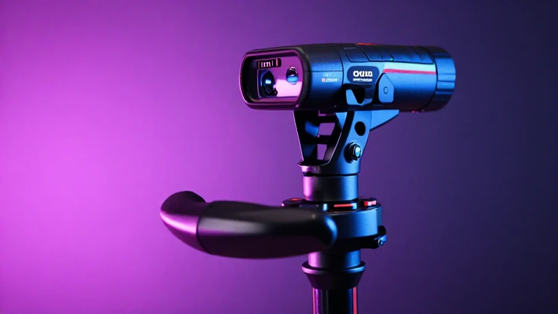Detector metálico profesional con iluminación dramática