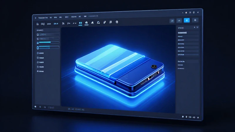 Diseño futurista resalta el producto con luces vibrantes