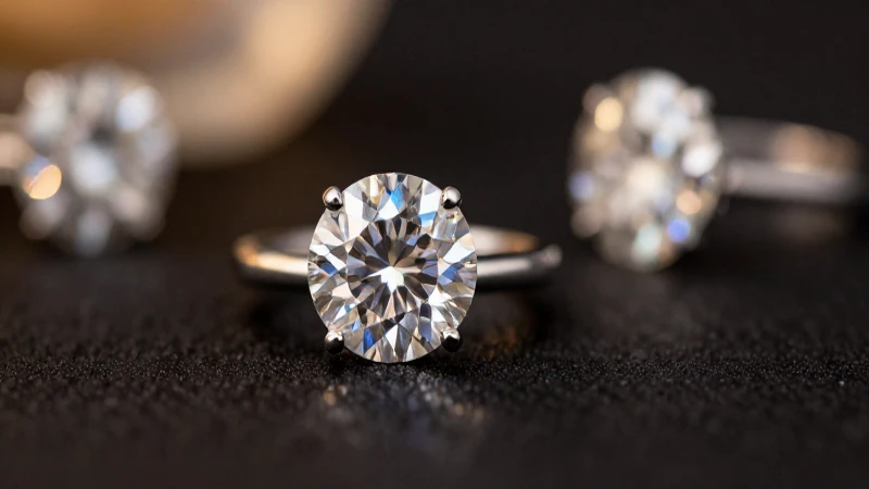 Joyas deslumbrantes con iluminación cinematográfica y elegante