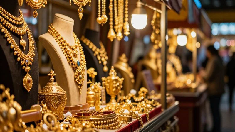Joyería dorada resalta en mercado lujoso