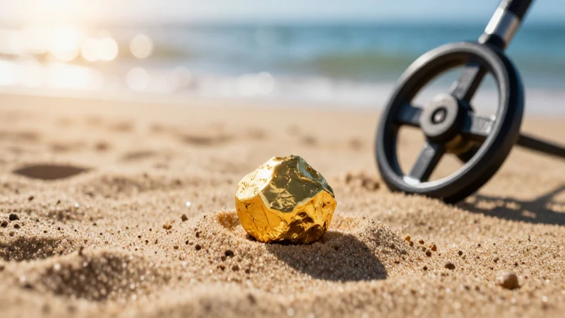Metal y detectores de oro: cómo hallar tesoros avanzados 7 Oro hallado en arena con alta calidad