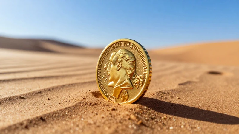Detector de oro revela moneda antigua en el desierto